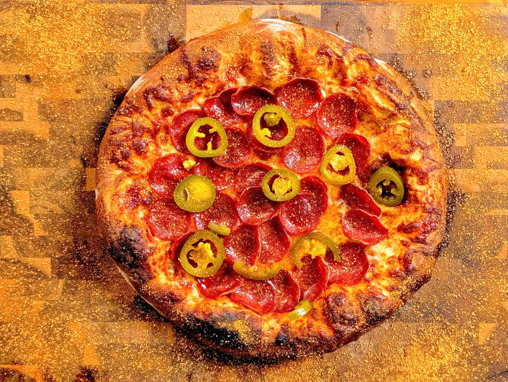 Smoky Honey Habanero Swicy Pepperoni Pizza