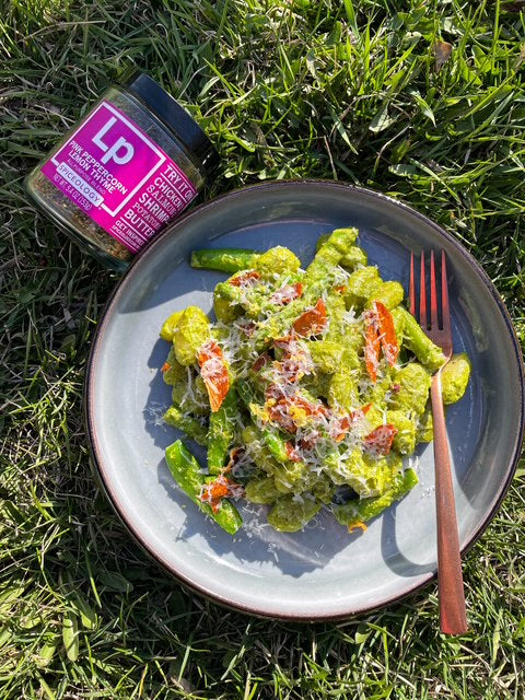Pink Peppercorn Lemon Thyme Green Goddess Gnocchi