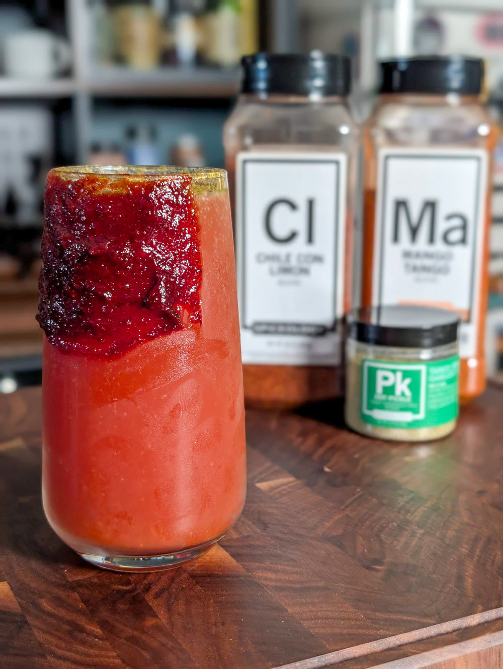 Hot Pickle Michelada and Mango Tango Chamoy