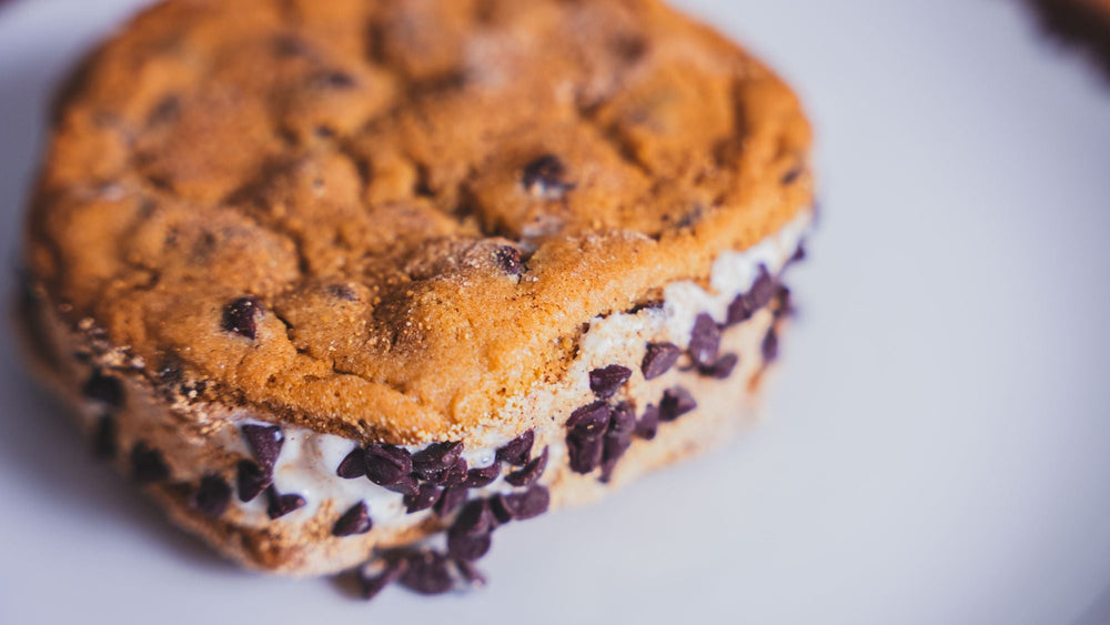 Brown Butter Cookie Ice Cream Sandwich