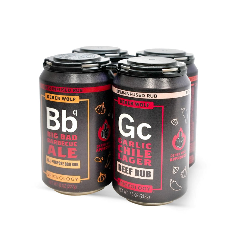 Derek Wolf | 4 Pack Beer Rub Sampler
