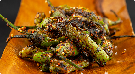 Blistered Shishito Peppers